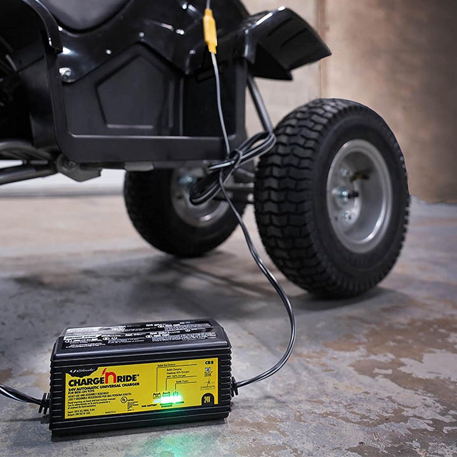 imageSchumacher Electric 24 Volt Universal Battery Charger for Ride on Toys  Charge N Ride CR815 Amp Fully Automatic  Compatible with Dynacraft and Razor