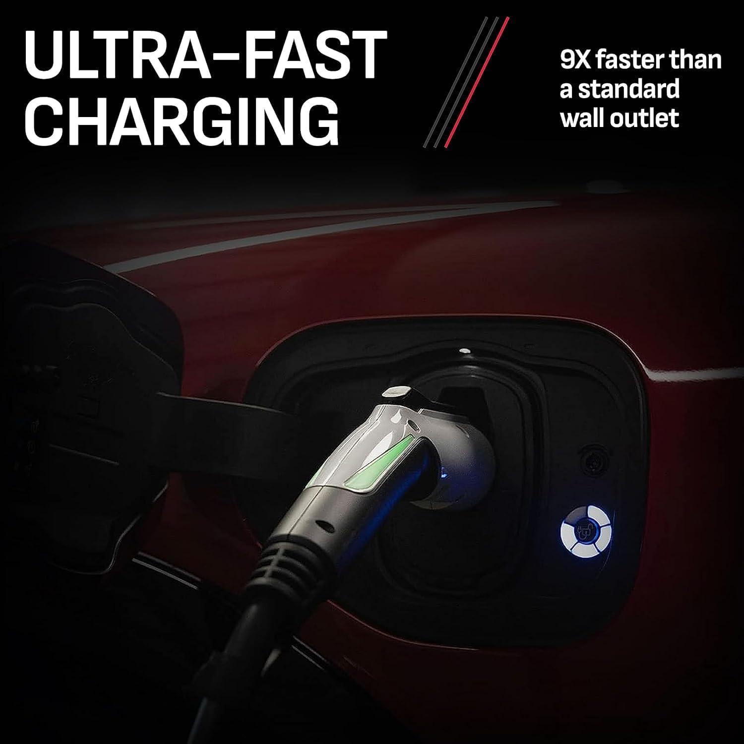 imageSchumacher Electric 240V  50A Hardwired Level 2 EV Charger  with SAEJ1772 Universal Connector  Durable Corosion Resistant for Home ampamp Garage Installation  SEV1600HW