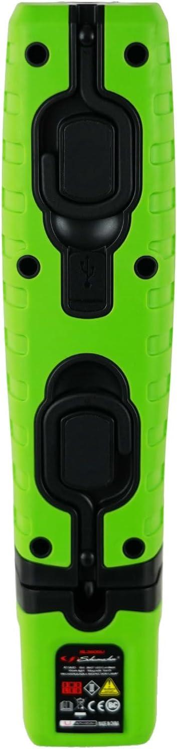 imageSchumacher Electric 400 Lumen LED Cordless Work Light and Torch 360 Degree MultiAngle Positioning 90 Degree Tilt Magnetic Mounts SL360GU