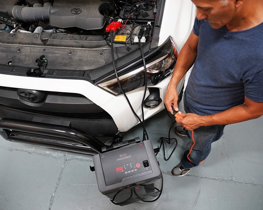imageSchumacher Electric DSR Pro Series 12V Battery Charger ampamp Engine Starter  Heavy Duty Wheeled Battery Charger  250 Peak Amps  for Cars Trucks RVs ampamp More  DSR121DSR121