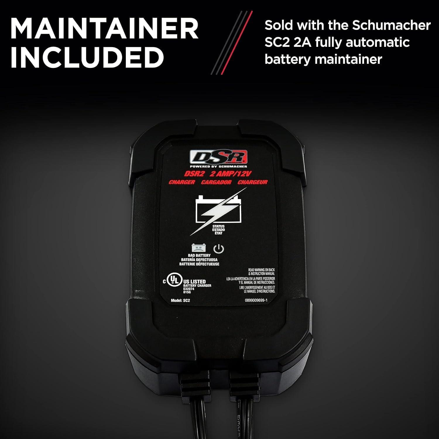 imageSchumacher Electric DSR ProSeries Car Battery Jump Starter Maintainer ampamp Portable Power Station  12V 2400 Peak Amps ampamp 500 Cranking Amps  with DC ampamp USB Charging Ports  DSR158DSR158