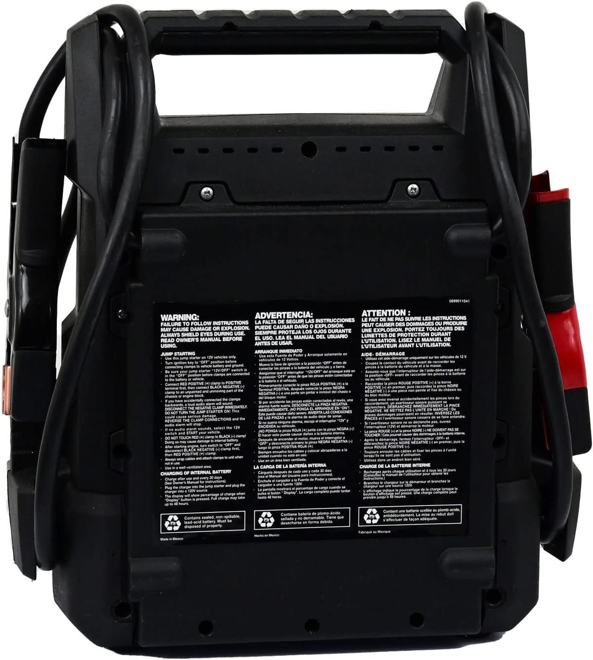 imageSchumacher Electric DSR ProSeries Car Battery Jump Starter Maintainer ampamp Portable Power Station  12V 2400 Peak Amps ampamp 500 Cranking Amps  with DC ampamp USB Charging Ports  DSR158DSR158