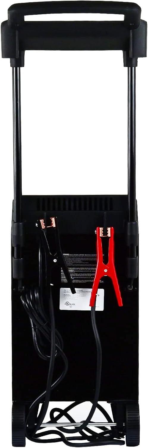 imageSchumacher Electric Wheeled Automatic 6A Car Battery Charger and 250A Engine Starter 6in1 Solution Maintainer 40A Boost for 12V24V Power Sport Automotive and Marine Batteries SC1352