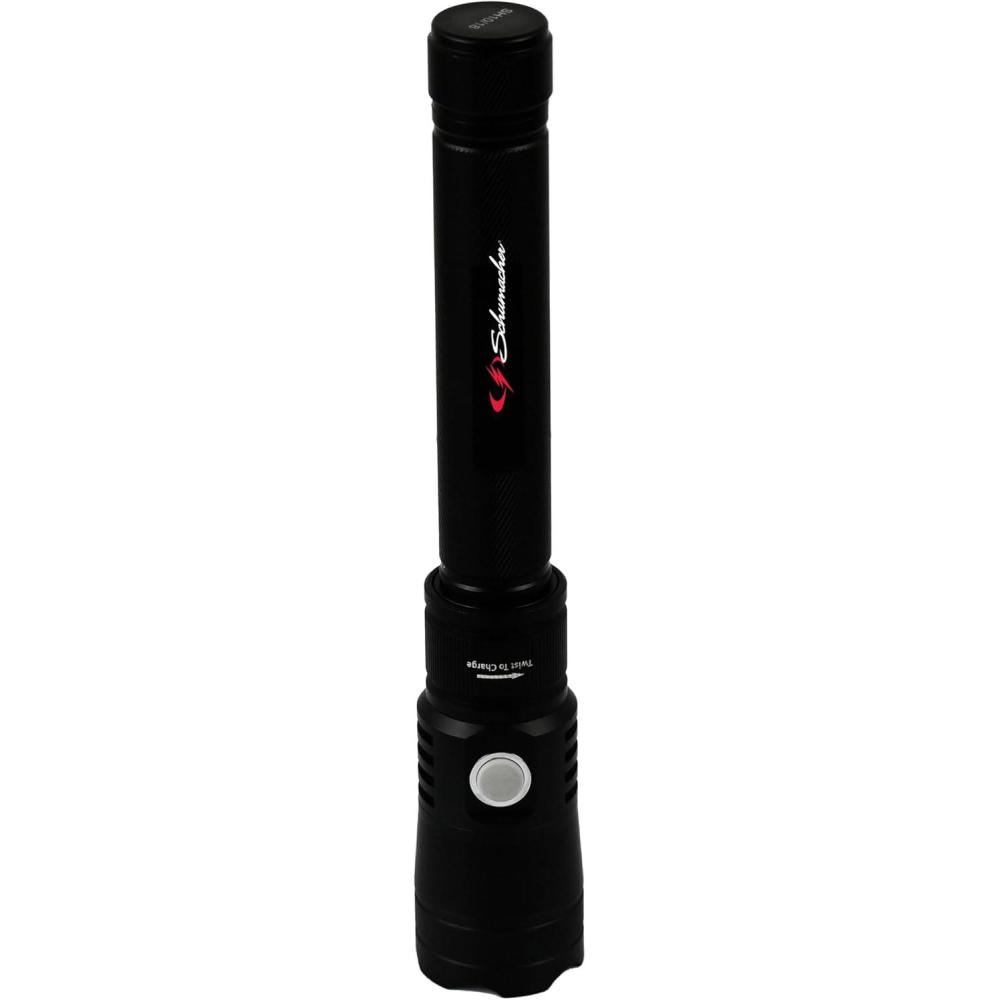 imageSchumacher Electric 1000 Lumen LED Rechargeable Tactical Light 1640Foot500Meter Range Adjustable Beam Dual Lighting Modes SL944