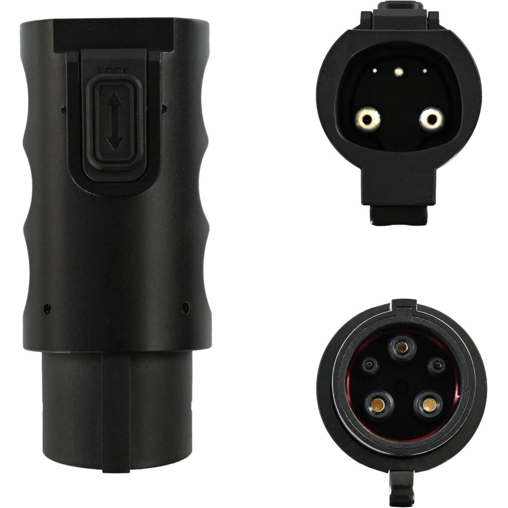 imageSchumacher Electric Adapter to Convert Level 1 and Level 2 Tesla NACS EV Chargers to Fit J1772 EV Charging Ports SA947 80 Amps 250 Volts Includes Security Lock