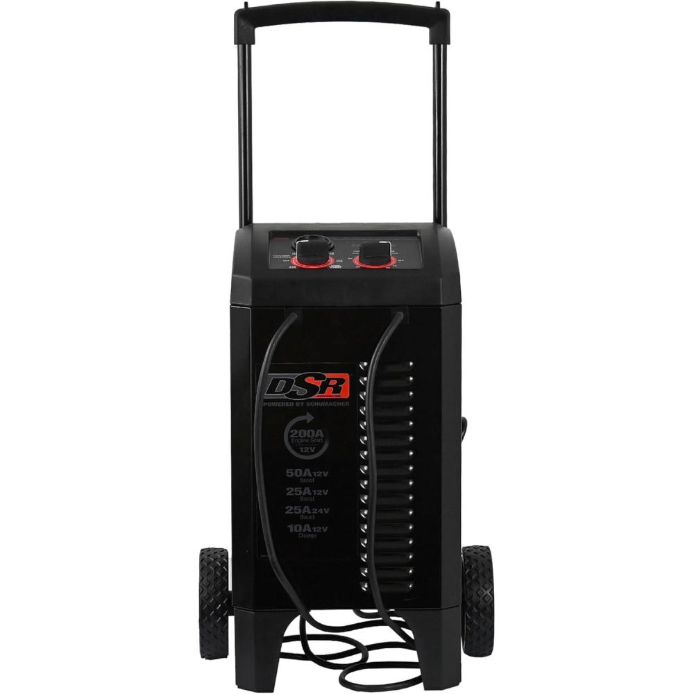 imageSchumacher Electric DSR ProSeries 12V  24V Battery Charger  Heavy Duty 200A Manual Battery Charger ampamp Engine Starter  Car Truck ampamp SUV Compatible  135Minute Timer ampamp Amperage Control  DSR140DSR140