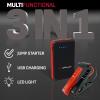 imageSchumacher Electric 1000 Peak Amp 12V Portable Lithium Car Battery Jump Starter ampamp Power Pack  Lithium Ion Jump Box  with USB Charging ampamp LED Emergency Light  SL1639800 Amp