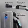 imageSchumacher Electric 240V  40A Level 2 EV Wall Charger  NEMA 1450 Plug  with Universal SAEJ1772 Connector  WiFi ampamp Bluetooth Enabled  WeatherResistant for Indoor or Outdoor Use  SEV1600P1450