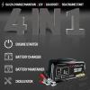 imageSchumacher Electric 6A Car Battery Charger and 50A Engine Starter 4in1 Solution Maintainer 10A Boost for 12V Power Sport Automotive and Marine Batteries SC136150A 12V Car Battery Charger