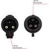 imageSchumacher Electric Adapter to Convert Level 1 and Level 2 Tesla NACS EV Chargers to Fit J1772 EV Charging Ports SA947 80 Amps 250 Volts Includes Security Lock