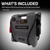 imageSchumacher Electric Car Battery Jump Starter ampamp Portable Power Station  1800 Peak Amps  12V DC Power Outlet  with Overload ampamp ShortCircuit Protection ampamp Jumper Cables  DSR119Jump Starter