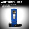 imageSchumacher Electric Color Match 400 Lumen LED Cordless Work Light 360 Degree MultiAngle Positioning 90 Degree Tilt 95 CRI Water Resistant SL943