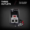 imageSchumacher Electric DC to AC Power Converter XI75DU 750 Continuous Watts 1500 Peak Wats 2 AC Outlets 2 Amp USB Port