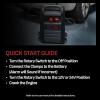 imageSchumacher Electric DSR ProSeries Car Battery Jump Starter  2200 Peak Amp 12V Car Starter Jump Box ampamp Portable Power Station  Digital Display HeavyDuty Clamps  DSR1651224V 4400 Peak Amp