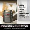 imageSchumacher Electric DSR ProSeries Car Battery Jump Starter  2200 Peak Amp 12V Car Starter Jump Box ampamp Portable Power Station  Digital Display HeavyDuty Clamps  DSR16512V 2200 Peak Amp