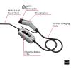 imageSchumacher Electric Level 1 Portable EV Charger 12 Amp 120 Volt NEMA 515P Plug IndoorOutdoor Charging J1772 Connector 20 Foot Charging Cable SEV1670