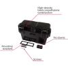imageSchumacher Electric Marine Battery Protection Box BAFBM2 with HighDensity Polyethylene Construction to Protect from Leaking Battery Acid Black 1 Unit 2 Pieces