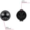 imageSchumacher Electric NACS Adapter for J1772 Compatible EV Chargers for Level 1 and Level 2 Chargers Compact Size Charge Your Tesla from Any Charger