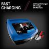 imageSchumacher Electric Ship n Shore 15A Car Battery Charger and Maintainer 4in1 Solution Battery Tester for 6V12V Power Sport Automotive and Marine Batteries SC1360Without StartStop Button
