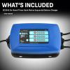 imageSchumacher Electric Ship n Shore TwoBank OnBoard 15A Car Battery Charger and Maintainer 2in1 Solution Sequential Charging for Power Sport Automotive and Marine Batteries SC16443 Bank