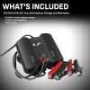 imageSchumacher Electric TwoBank 2A Car Battery Charger and Maintainer 2in1 Solution Simultaneous Charging for 6V12V Power Sport Automotive and Marine Batteries SC1410