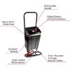 imageSchumacher Electric Wheeled Automatic 6A Car Battery Charger and 200A Engine Starter 6in1 Solution Maintainer 40A Boost for 6V12V Power Sport Automotive and Marine Batteries SC1309612V 40200A