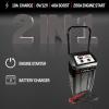 imageSchumacher Electric Wheeled Manual 10A Car Battery Charger and 250A Engine Starter 2in1 Solution 50A Boost for 6V12V Power Sport Automotive and Marine Batteries SC1445200 Amp