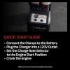 imageSchumacher Electric Wheeled Manual 10A Car Battery Charger and 250A Engine Starter 2in1 Solution 50A Boost for 6V12V Power Sport Automotive and Marine Batteries SC1445150 Amp