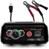 imageSchumacher Electric 6A Car Battery Charger and 80A Engine Starter 4in1 Solution Maintainer 20A Boost for 12V Power Sport Automotive and Marine Batteries SC13066A Car Battery Charger and 80A Engine Starter