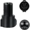 imageSchumacher Electric NACS Adapter for J1772 Compatible EV Chargers for Level 1 and Level 2 Chargers Compact Size Charge Your Tesla from Any Charger