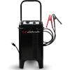 imageSchumacher Electric Wheeled Manual 10A Car Battery Charger and 250A Engine Starter 2in1 Solution 50A Boost for 6V12V Power Sport Automotive and Marine Batteries SC1445250 Amp