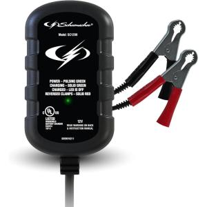 imageSchumacher Electric 08A Car Battery Charger and Maintainer 2in1 Solution for 12V Power Sport Automotive and Marine Batteries SC1299