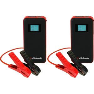 imageSchumacher Electric 1000 Peak Amp 12V Portable Lithium Car Battery Jump Starter ampamp Power Pack  Lithium Ion Jump Box  with USB Charging ampamp LED Emergency Light  SL16391000 Amp Pack of 2