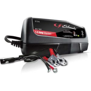 imageSchumacher Electric 15A Car Battery Charger and Maintainer 3in1 Solution for 6V12V Batteries Power Sport Automotive and Marine Batteries SC1343