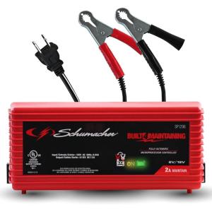 imageSchumacher Electric 2A Car Battery Charger and Maintainer 3in1 Solution for 6V12V Power Sport Automotive and Marine Batteries SP1296