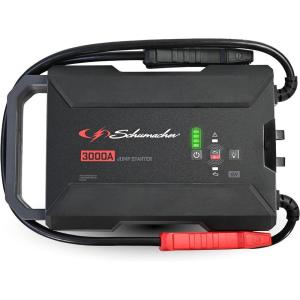 imageSchumacher Electric 3000A Lithium Car Battery Jump Starter and Portable Power PackJump Box 3in1 Solution 24A USB Charging for 12V Power Sport Automotive and Marine Batteries SL1653