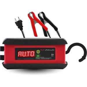 imageSchumacher Electric 3A Car Battery Charger and Maintainer 3in1 Solution for 12V Power Sport Automotive and Marine Batteries SP1297Automotive Battery Charger and Maintainer