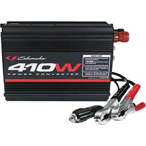 imageSchumacher Electric 410 Continuous820 Peak Watt DCtoAC Power Converter Dual 120V AC Outlets and 2A USB Port Modified Sine Wave for 12V Automotive and Marine Batteries XI41B