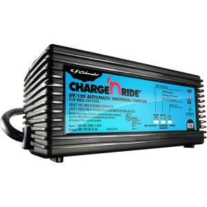 imageSchumacher Electric 6 Volt  12 Volt Battery Charger for Ride on Toys  Charge N Ride CR73 Amp Fully Automatic 6V  12V Battery Charger  Charge a 3 or 4 Wheeled Toy Car Battery 3X Faster