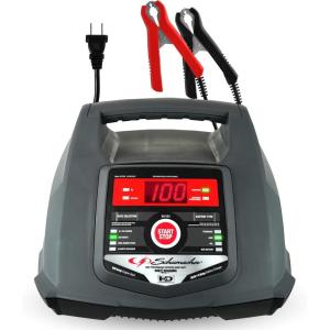 imageSchumacher Electric 6A Car Battery Charger and 100A Engine Starter 5in1 Solution Maintainer 30A Boost for 6V12V Power Sport Automotive and Marine Batteries SC1281