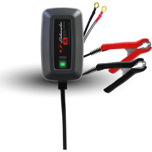 imageSchumacher Electric 6V  12V Fully Automatic Battery Charger ampamp Maintainer for Car Motorcyle Lawn Mower ampamp Power Sports Batteries  1A Fully Automatic  with MultiStage Charging  SC15861 Amp