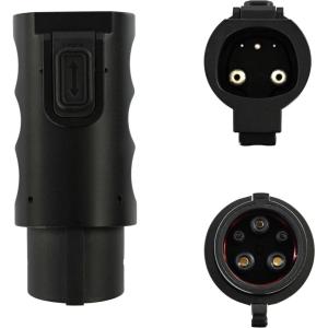imageSchumacher Electric Adapter to Convert Level 1 and Level 2 Tesla NACS EV Chargers to Fit J1772 EV Charging Ports SA947 80 Amps 250 Volts Includes Security Lock