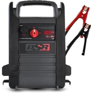 imageSchumacher Electric DSR ProSeries Car Battery Jump Starter  2200 Peak Amp 12V Car Starter Jump Box ampamp Portable Power Station  Digital Display HeavyDuty Clamps  DSR16512V 2200 Peak Amp