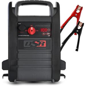 imageSchumacher Electric DSR ProSeries Car Battery Jump Starter  2200 Peak Amp 12V Car Starter Jump Box ampamp Portable Power Station  Digital Display HeavyDuty Clamps  DSR1651224V 4400 Peak Amp