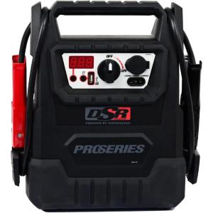 imageSchumacher Electric DSR ProSeries Car Battery Jump Starter Maintainer ampamp Portable Power Station  12V 2400 Peak Amps ampamp 500 Cranking Amps  with DC ampamp USB Charging Ports  DSR158DSR157