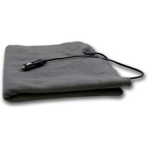 imageSchumacher Electric Heated Polar Fleece Lap Blanket SA877 64 Inch Cord for Emergencies Road Trips Camping and Tailgating Plugs into 12 Volt DC Accessory OutletGray