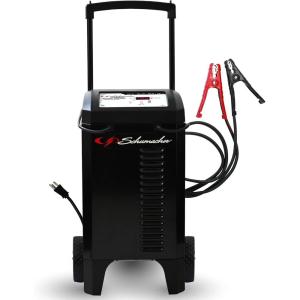 imageSchumacher Electric Wheeled Automatic 6A Car Battery Charger and 225A Engine Starter 4in1 Solution for 6V12V Batteries Maintainer 40A Boost for Automotive and Marine Batteries SC1632