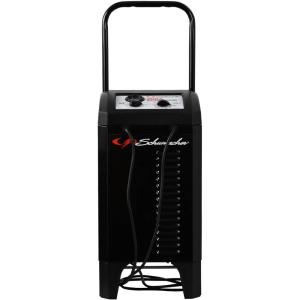 imageSchumacher Electric Wheeled Manual 6A Car Battery Charger and 200A Engine Starter 2in1 Solution 40A Boost for 12V Power Sport Automotive and Marine Batteries SC1565